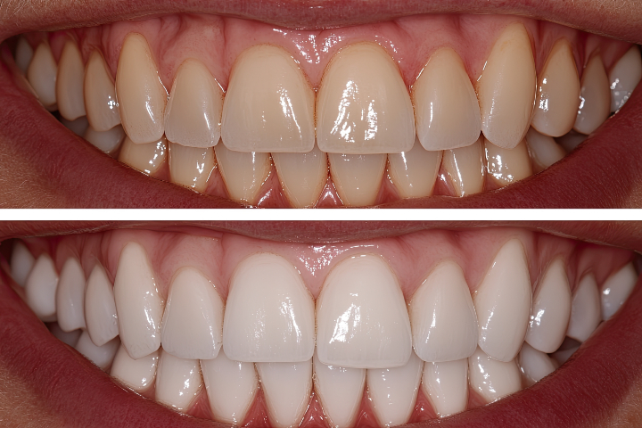 ホワイトニングのビフォーアフター